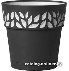 Вазон Stefanplast 94153 (графитовый/серый)