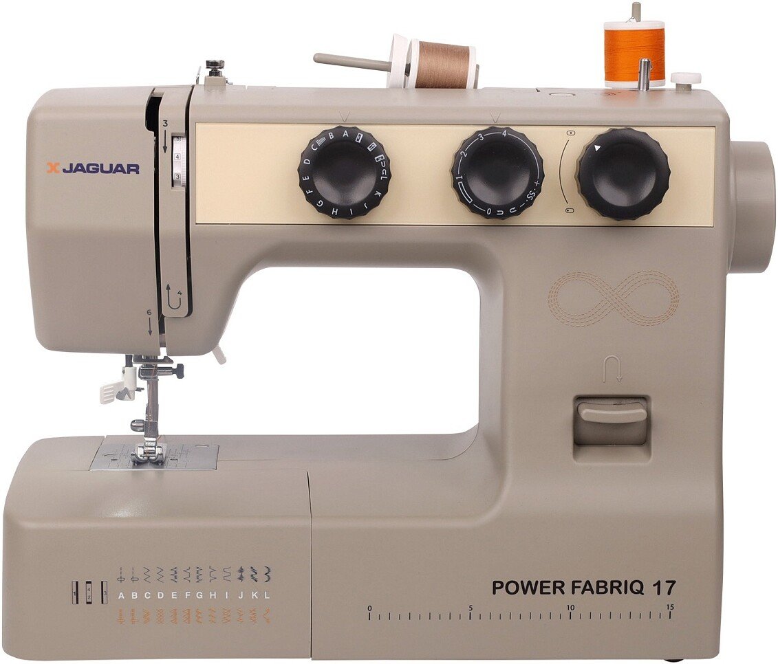 

Электромеханическая швейная машина Jaguar Power Fabriq 17