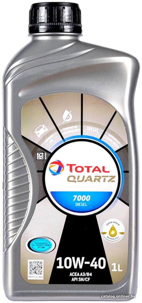 Моторное масло Total Quartz Diesel 7000 10W-40 1Л