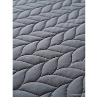 Набор текстиля для спальни Vip Camilla 240-260 (косичка, темно-серый)