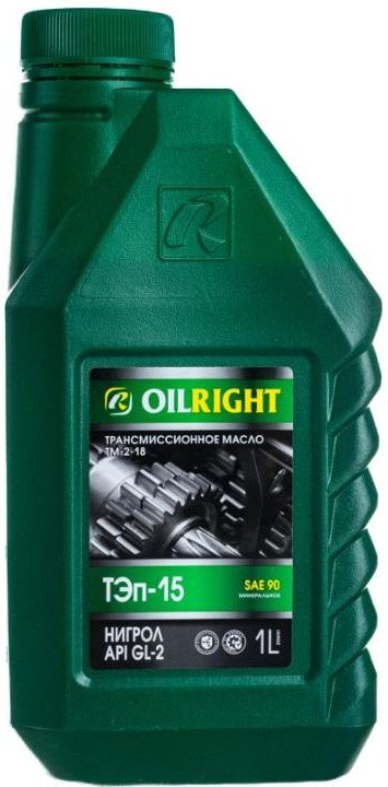 

Трансмиссионное масло Oil Right ТЭП-15В Нигрол SAE 90 GL-2 1л