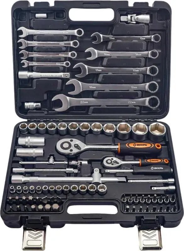 

Универсальный набор инструментов Вихрь 73/6/7/14 (82 предмета)