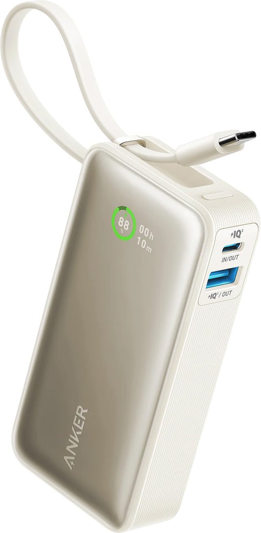 

Внешний аккумулятор Anker Nano A1259 30W 10000mAh (бежевый)