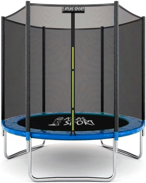 

Батут Atlas Sport 140 см - 4.5ft (внешняя сетка, синий)