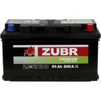 Автомобильный аккумулятор Zubr Premium R+ Турция (85 А·ч)