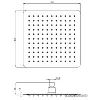 Душевая система  Deante Titanium NAC_D1HT