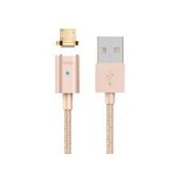 Кабель Hoco U16 Magnetic USB Type-A - microUSB (1.2 м, золотистый)