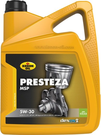 

Моторное масло Kroon Oil Presteza MSP 5W-30 5л