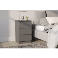 Тумба НК-Мебель Stern Т-9 3-я 72677834 (серый графит)