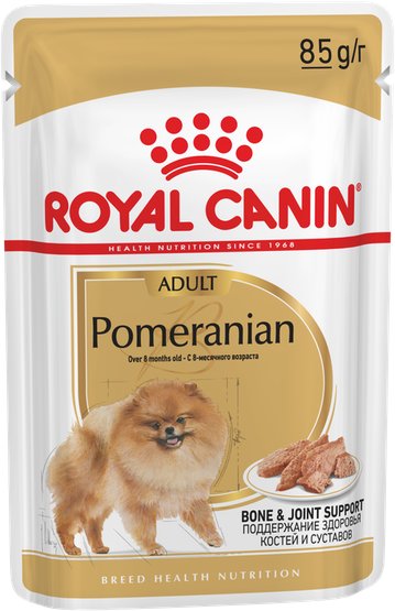 

Пресервы Royal Canin Pomeranian Adult (в паштете) 85 г