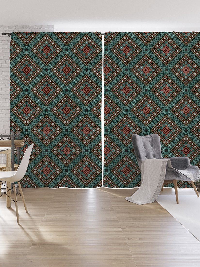 

Комплект штор JoyArty Классический орнамент 1.7x2.65 м pox_10176_170x265 (2 шт)