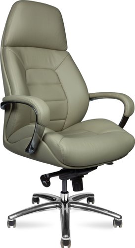 Офисное кресло Norden Porsche F181 (кожа/светло-серый)