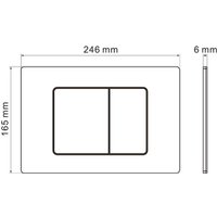 Панель смыва Roxen Steel 420280GB