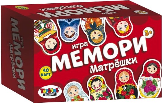 

Настольная игра Topgame Мемори Матрёшки 01521