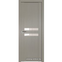 Межкомнатная дверь ProfilDoors 2.03XN L 50х200 (стоун, стекло lacobel перламутровый лак)