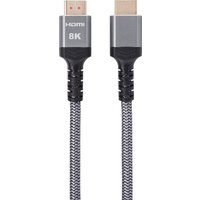 Кабель AOPEN ACG859A-2 HDMI - HDMI (2 м, серый)