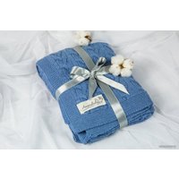 Плед Amarobaby Pure Love Косичка 105x75 (джинс)