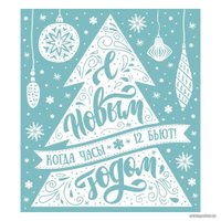 Наклейка на окно Феникс-Презент Елочка с игрушками 81706