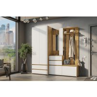 Стенка Mio Tesoro Некст 1 (дуб золотой/белый)