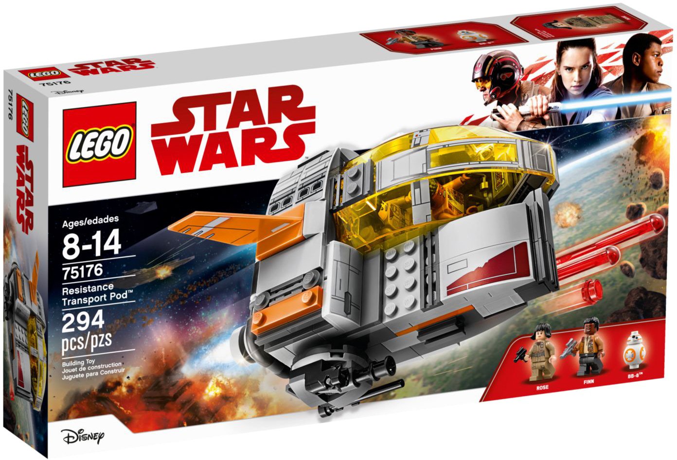 

Конструктор LEGO Star Wars 75176 Транспортный корабль сопротивления
