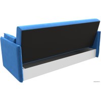 Диван Лига диванов Лига-018 117839 (велюр голубой)
