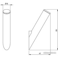 Крючок для ванны Deante Silia ADI 0111
