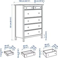 Комод ММЦ Кантри 06 (белый лак)