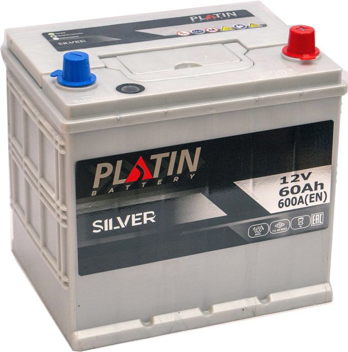 

Автомобильный аккумулятор Platin Asia Silver R+ (60 А·ч)