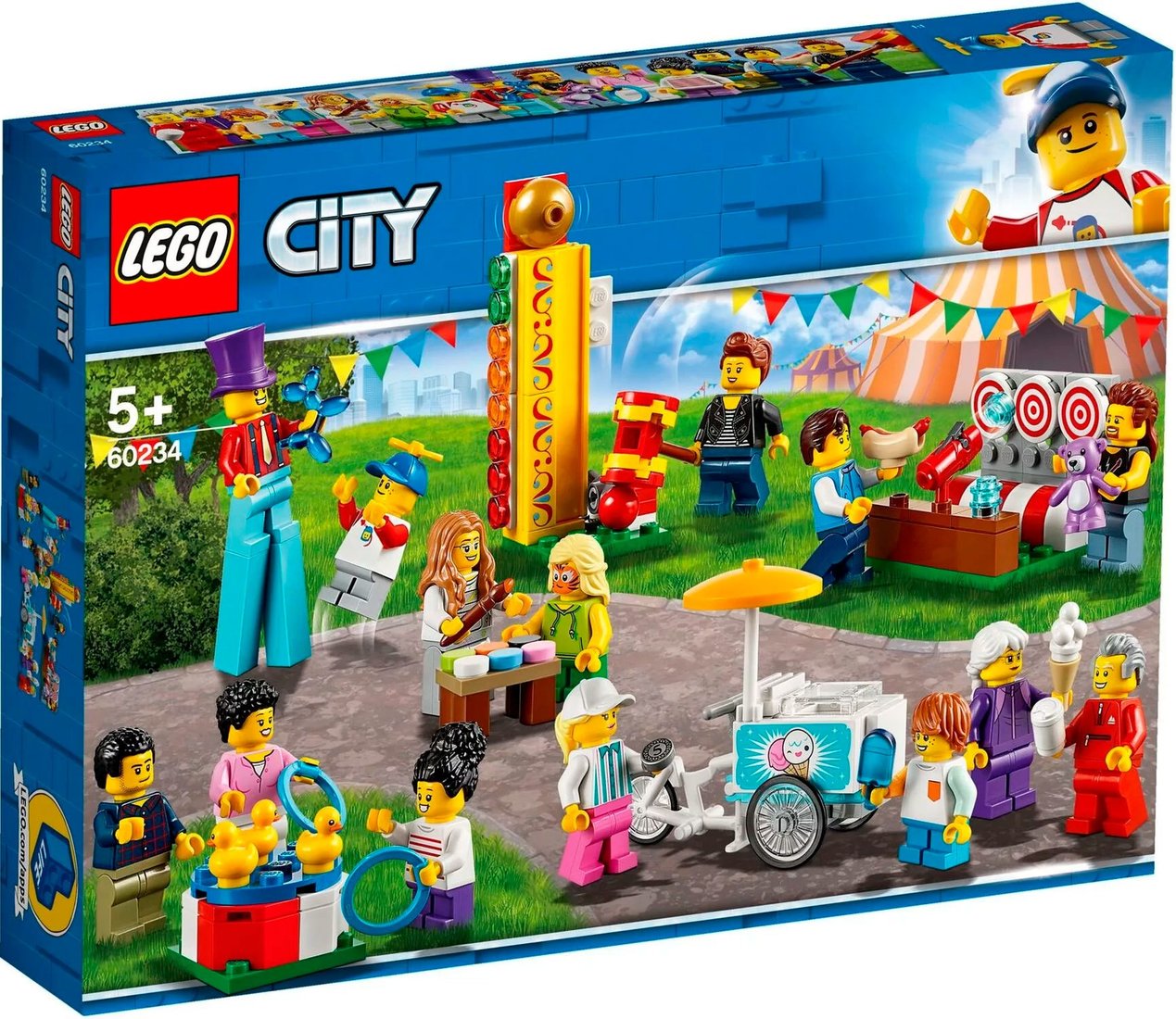 

Конструктор LEGO City 60234 Комплект минифигурок Веселая ярмарка