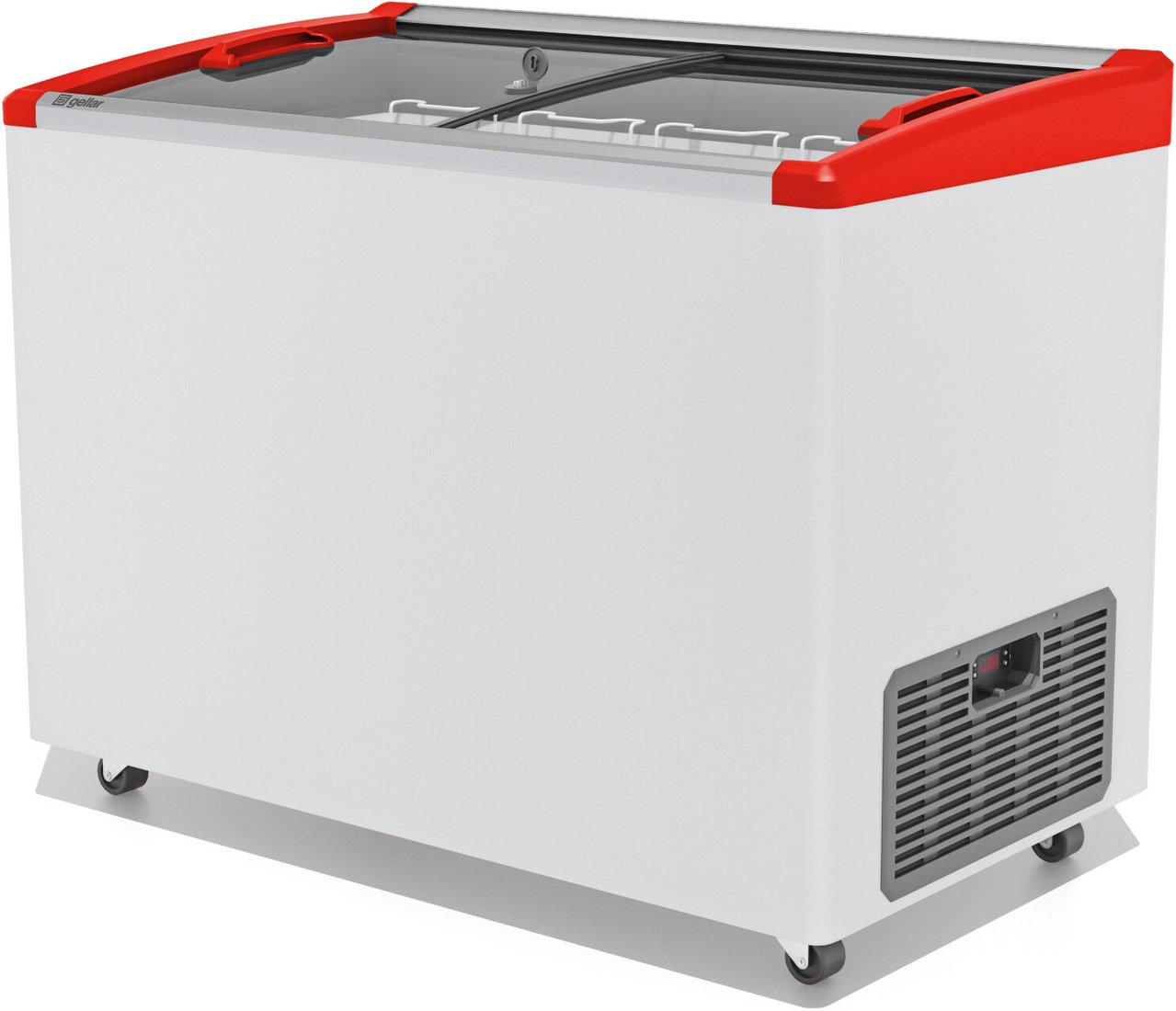 Морозильный ларь Gellar FG 350 E (красный)