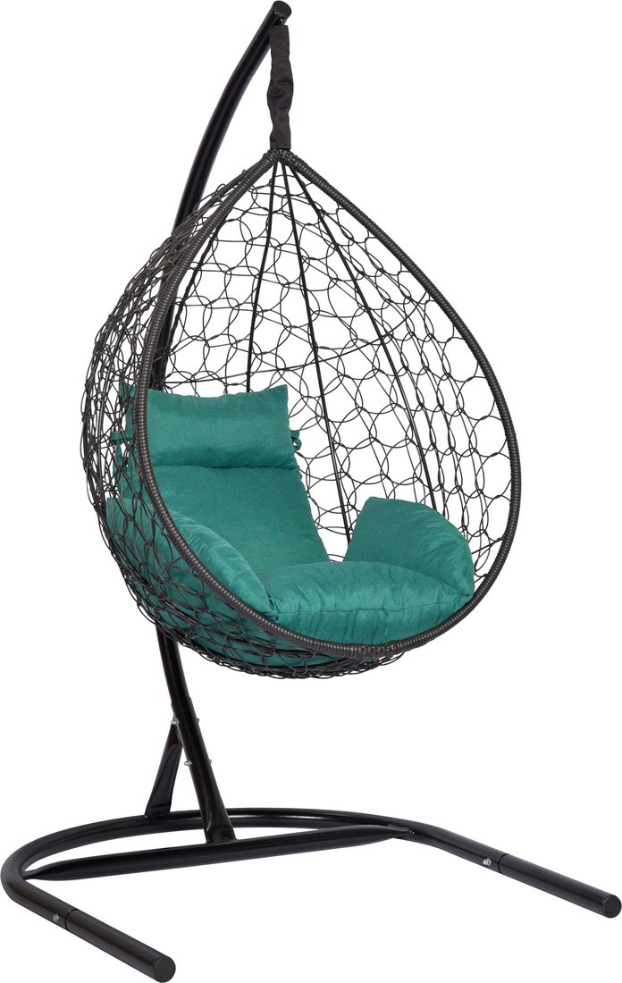 

Подвесное кресло LetoLux Liverpool Comfort (черный/темно-зеленый)