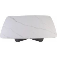 Кухонный стол Signal Armando 160-240/90 (белый/черный)