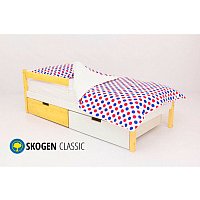 Кровать Бельмарко Skogen classic 583 (бежевый/белый)