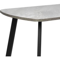 Кухонный стол ВВР Пластиковый (лавант/бетон светлый/черный профиль 110/70)