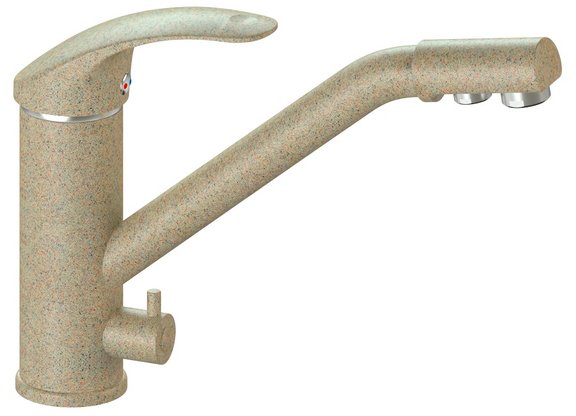 

Смеситель MARRBAXX Карельский камень КМ010/Q5 (песочный)