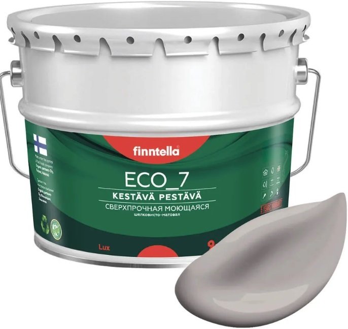 

Краска Finntella Eco 7 Laventeli Pitsi F-09-2-9-FL105 9 л (светло-лиловый)