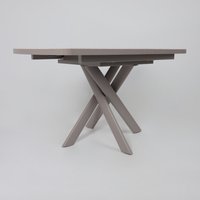 Кухонный стол Мамадома Leonel-130 раздвижной 130-165х85 (pandora gloss st cer/капучино)