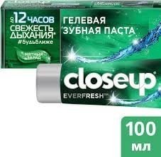 Зубная паста Close Up Everfresh Мятный заряд 100 мл