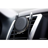 Держатель для смартфона Baseus Magnetic Air Vent Holder (серебристый)