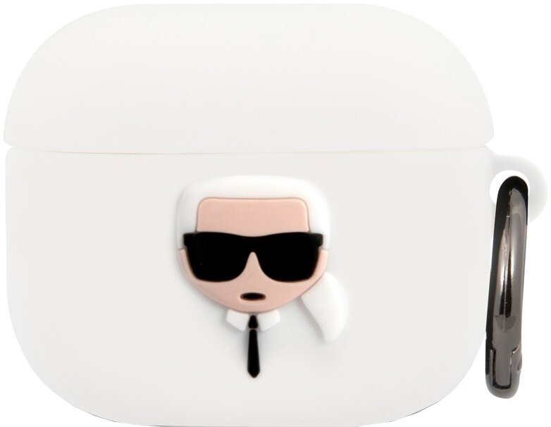 

Чехол CG Mobile Karl Lagerfeld для AirPods 3 KLACA3SILKHWH (белый)