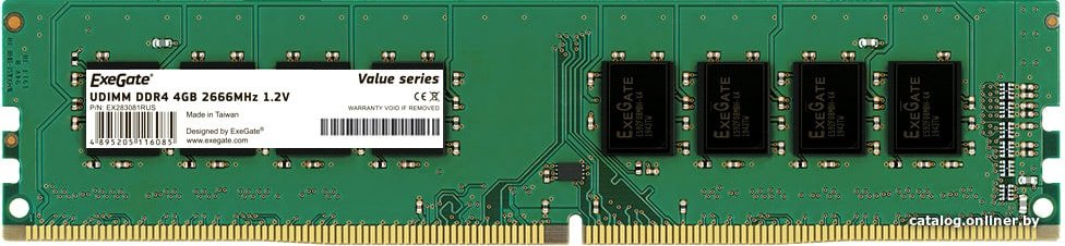 Оперативная память ExeGate 4GB DDR4 PC4-21300 EX283081RUS
