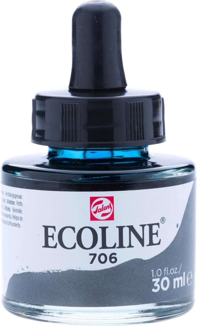 

Акварельная краска Ecoline 706 11257061 (темно-серый)