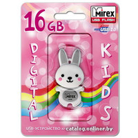 USB Flash Mirex RABBIT GREY 16GB (13600-KIDRBG16)