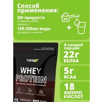 Протеин сывороточный (концентрат) 1WIN Whey Protein (шоколадный пирог, 450г)