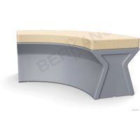 Скамейка Berkano X-seat Arc 230_019_21 (серый/бежевый)