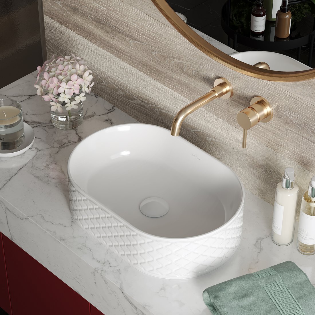 

Умывальник Roxen Vine Oval 570240