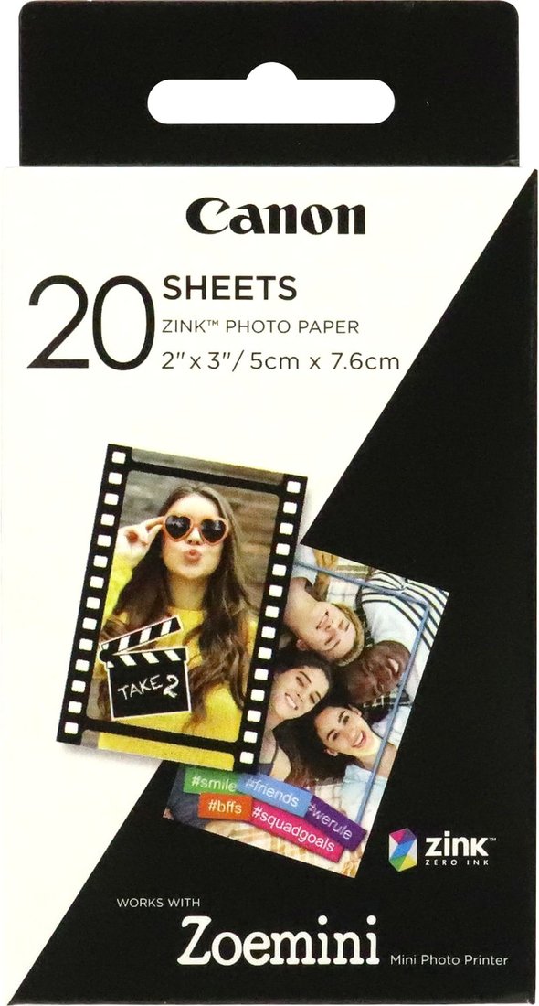 

Картридж для моментальной фотографии Canon Zink 5x7.6 20 л 3214C002