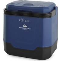 Термоэлектрический автохолодильник ZUGEL ZCR1004 32л (синий)
