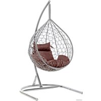 Подвесное кресло LetoLux Liverpool Comfort (графит/шоколадный)