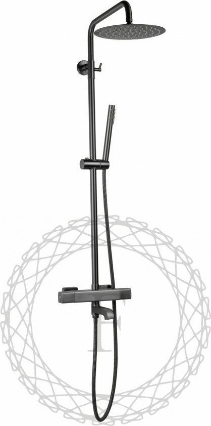 Душевая система  Filarete FL2050 с термостатом (графит)